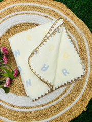 Happy World - Muslin Baby Blanket